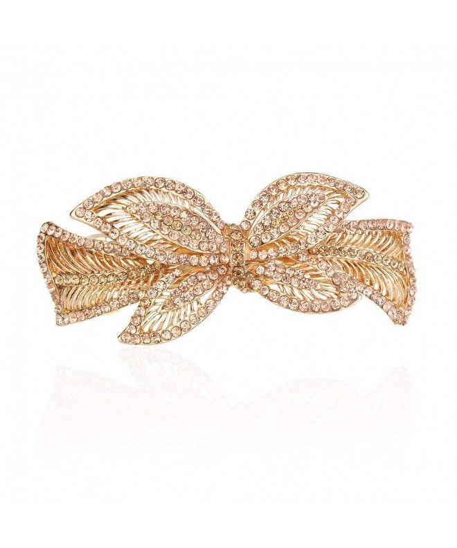 Multicolor Butterfly Clips Crystal Barrette