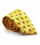 Dark Yellow Cow Necktie Handkerchief
