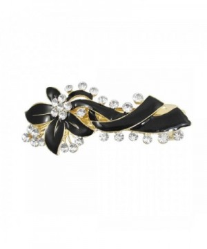 Uxcell Crystal Decor Bowknot Barrette