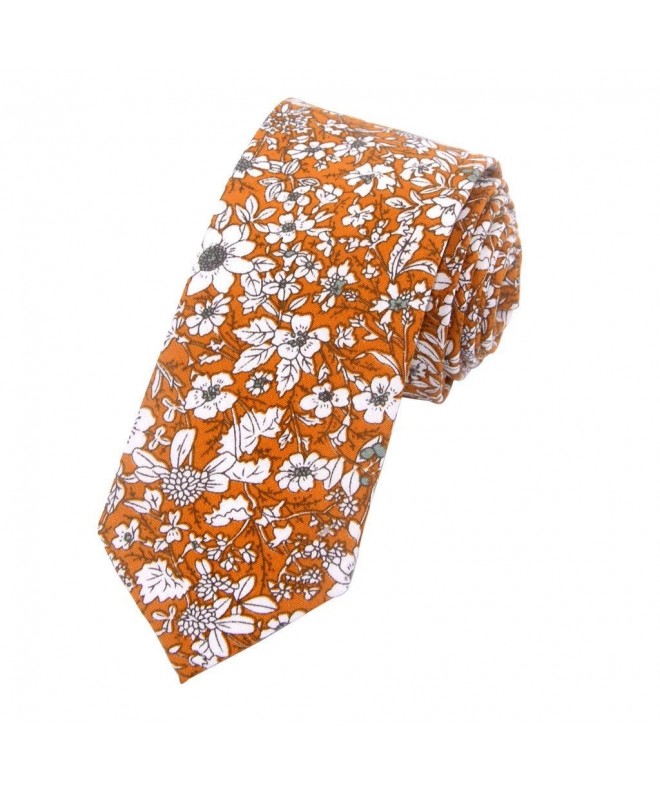 Kissvian Casual Fashion Floral Necktie