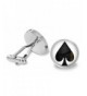 Spades Playing Card Suit Cufflinks