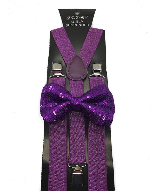 Wedding Accessories Adjustable Glitter Suspenders