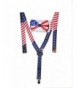Unisex Awesome PATRIOTIC Suspenders Matching