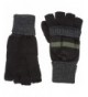 Haggar Stiped Knitted Glove Black
