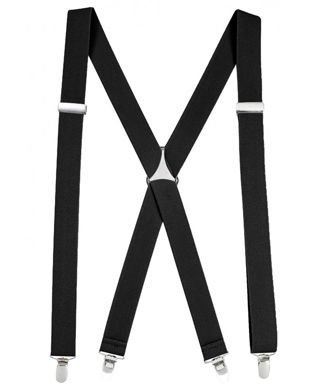 Suspenders Elastic X back Adjustable Straight