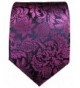 Paul Malone Necktie Floral Purple