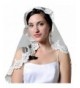 Ivory Mantilla Bridal Wedding Headpiece