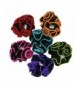 HUELE Scrunchies Floral Cotton Headbands
