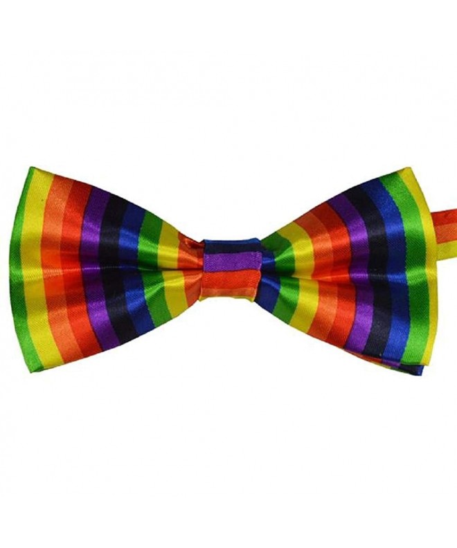 Singleluci Multicolor Casual Rainbow Necktie