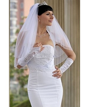 Bridal White Tiers Length Trimmed