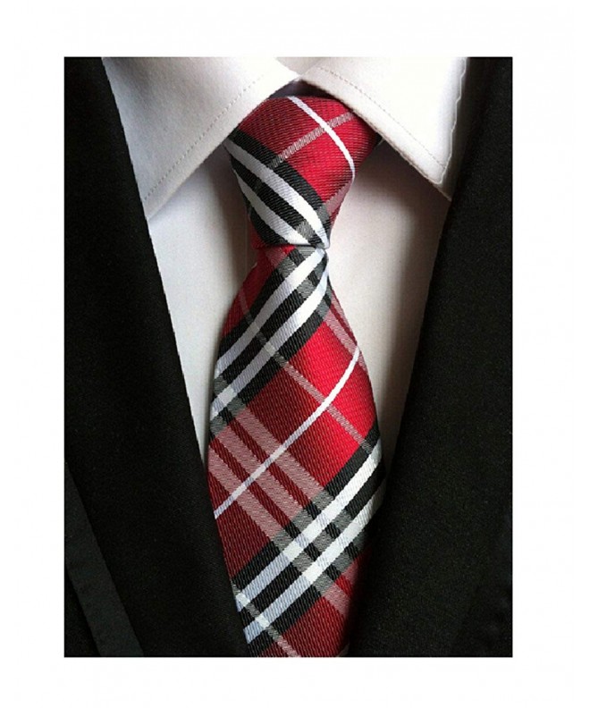 MENDENG Striped Classic Business Necktie