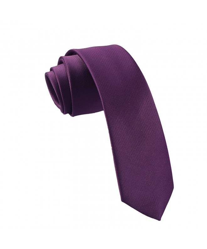 AVANTMEN Handsome Skinny Necktie Purple