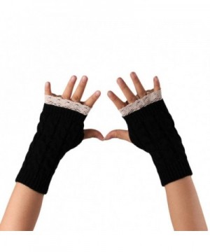 DZT1968 Women Winter Fingerless Gloves