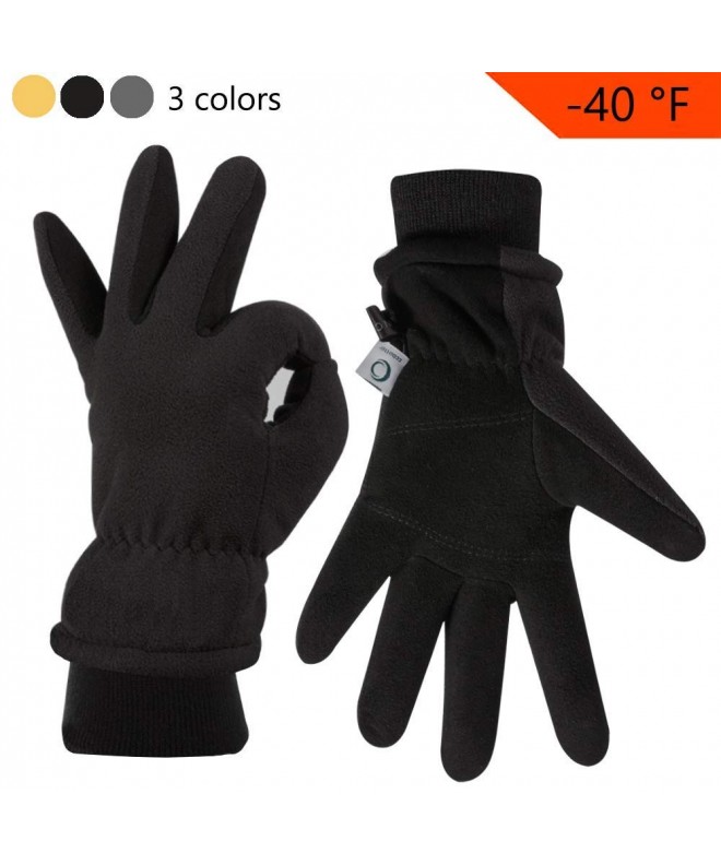 CCBETTER Windproof Cold proof Insulated Layer Black