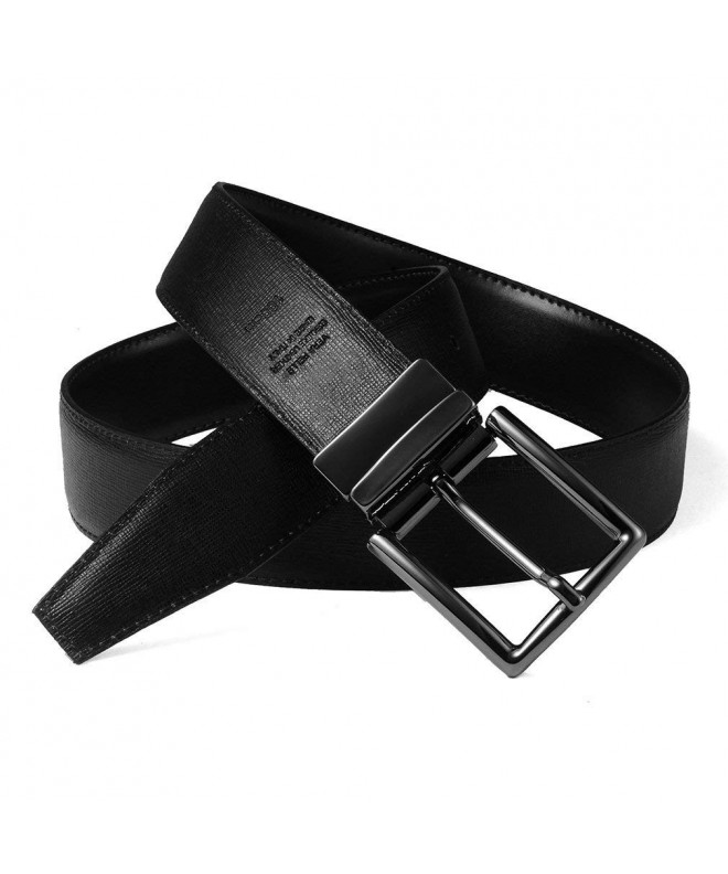 Italian Leather Belt Men Reversible