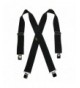 Welch Elastic Clip End Suspenders Black