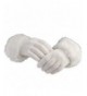 Foxy Trimmed Gloves White One Size