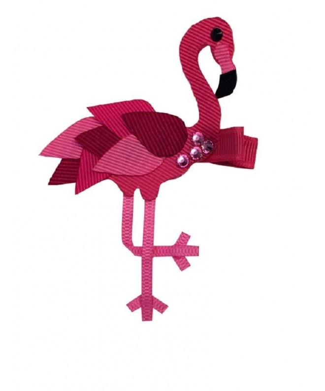 Belles Flamingo Ribbon Sculpture Shocking