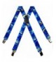 Blue Yellow Fish Durable Suspenders
