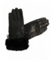 Black Leather Gloves Women Small