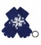 Womens Winter Knitted Double SNOWFLAKE