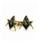Bling Jewelry Plated Masonic Cufflinks