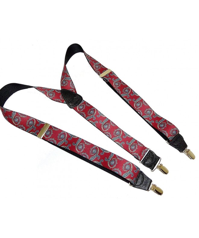 Paisley designer pattern Suspenders Patented