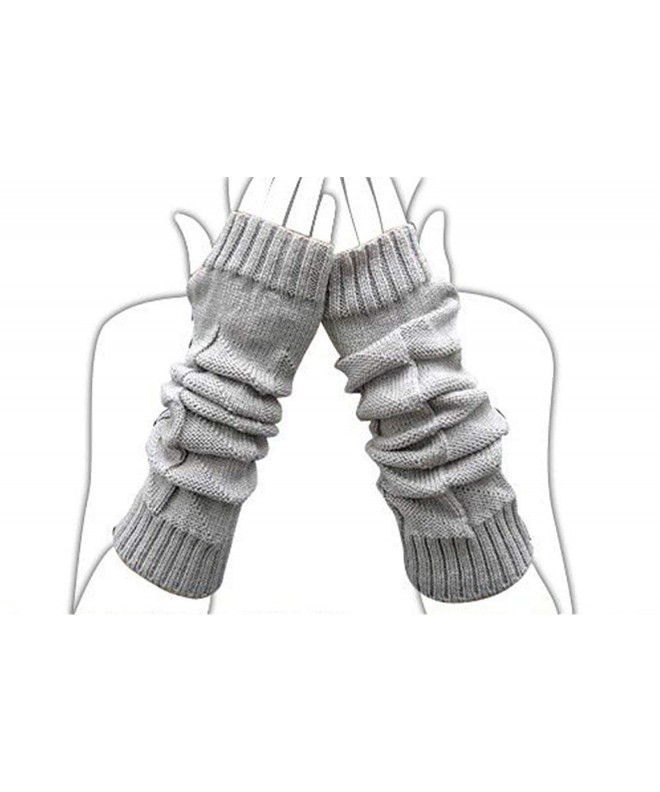 TopTie Fingerless Gloves Knitted Warmers