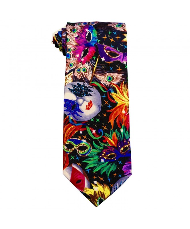 Mardi Colorful Printed Necktie Handkerchief