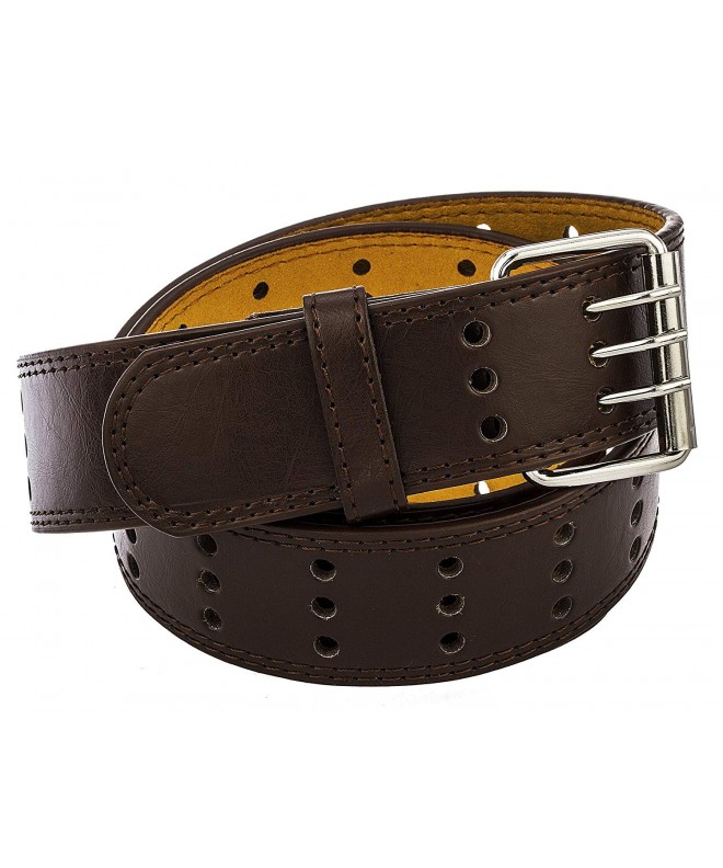 Faux Leather Three Hole Belt Available