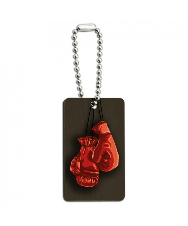Boxing Gloves Boxer Wooden Rectangle