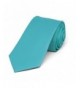 TieMart Turquoise Solid Color Necktie