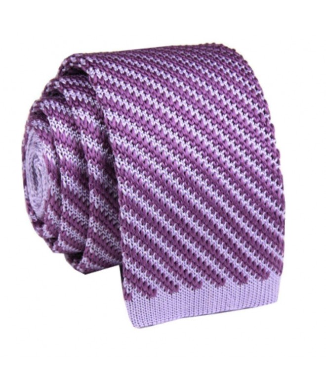 D berite Purple Wedding Knitted Necktie