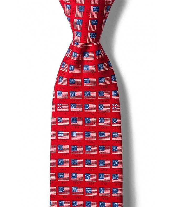 Patriotic American History Necktie Neckwear