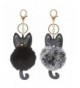 Novelty Black Kitty Keychain Pendant
