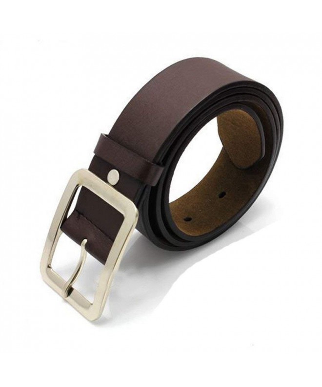 Motop Casual Leather Buckle coffee