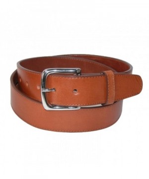 Men's Leather Money Belt Removable Buckle - Tan - CZ126SXUFOF