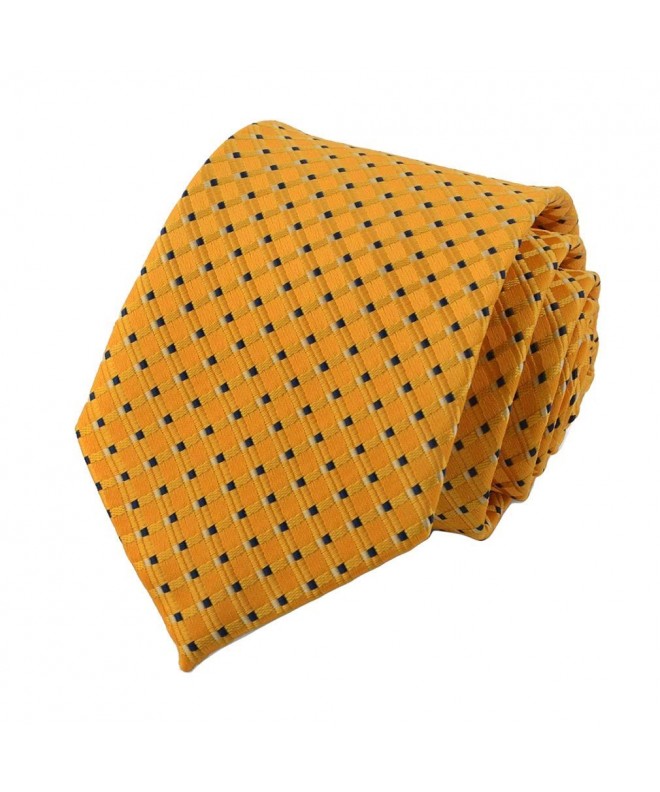 MOHSLEE Classic Necktie Yellow Jacquard