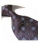 Towergem Purple Floral Jacquard Necktie