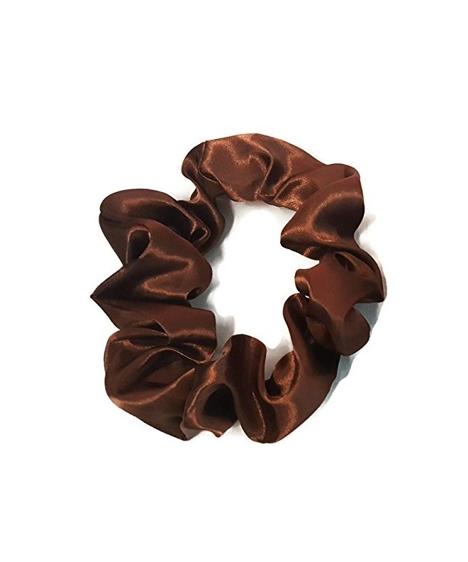 Extra Large Satin Scrunchies Brown