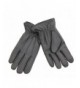 Isotoner Leather Pintuck Driving Gloves