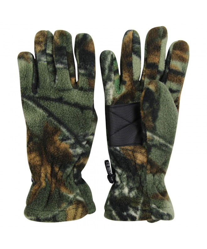 Fleece Camouflage Winter Gloves Large