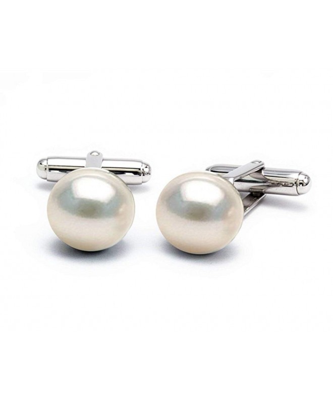 Pearlina Sterling Cufflinks Freshwater Cultured