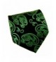 Silk Necktie Green Black