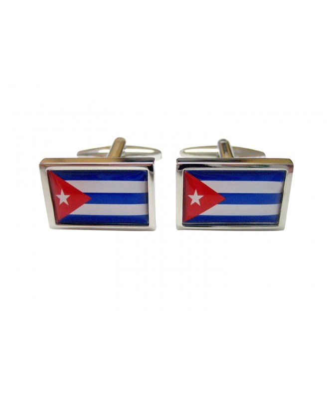 Kiola Designs Bordered Cuba Cufflinks