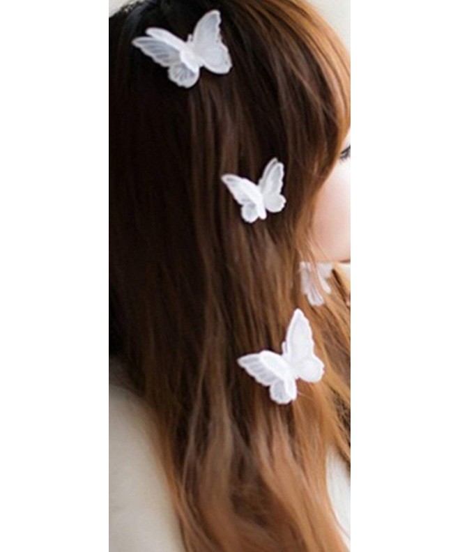 Cuhair Double Embroidery Butterfly Accessories