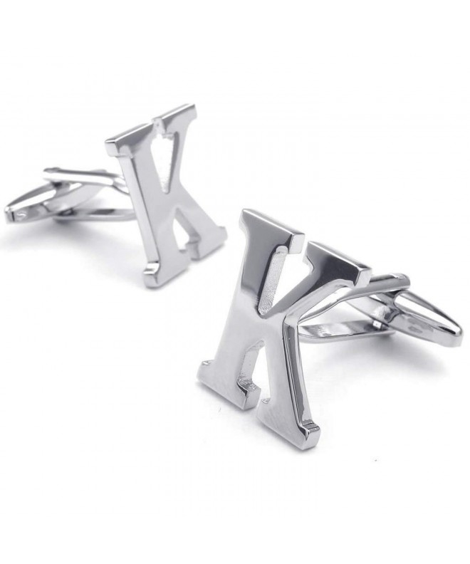 Initial Cufflinks Personalized Alphabet Available