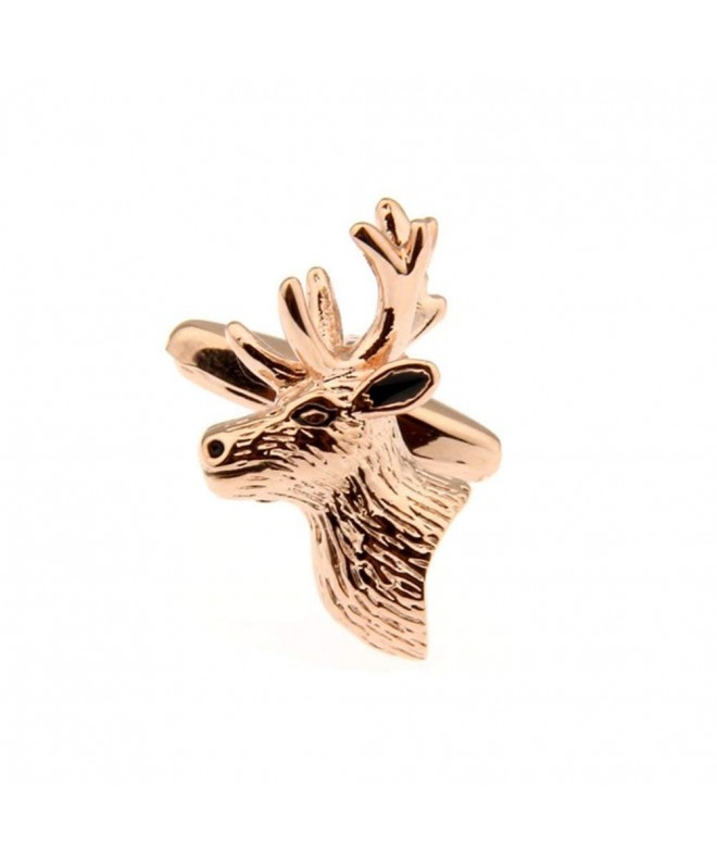 Rose Stags Cufflinks Shooting Hunting