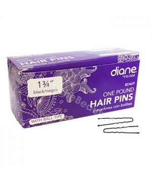 Diane Hair Pins Ball Black