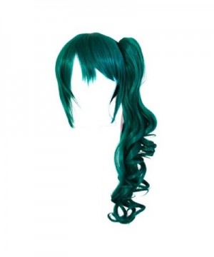 Yuri Viridian Green Curly Pony